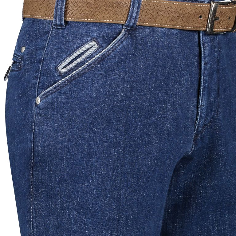 Com4 spijkerbroek donker Blauw 2130