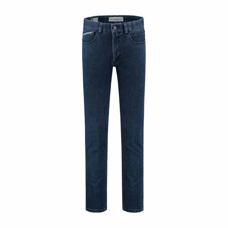Com4 spijkerbroek dark blue