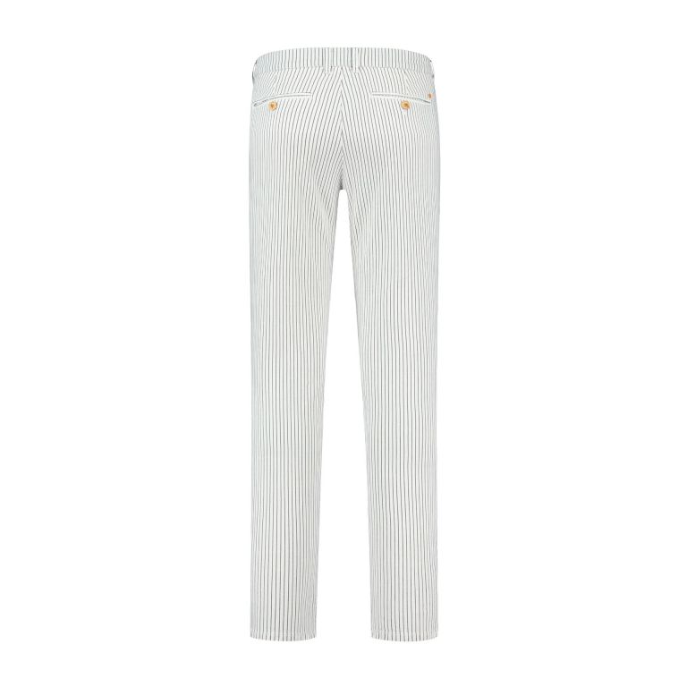 North84 Chino blauw streep 8410-1025